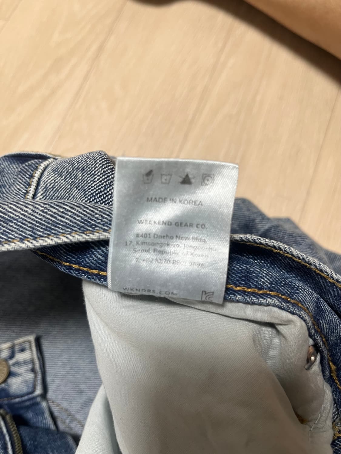 위캔더스 플레이보이 데님팬츠 상품이미지6