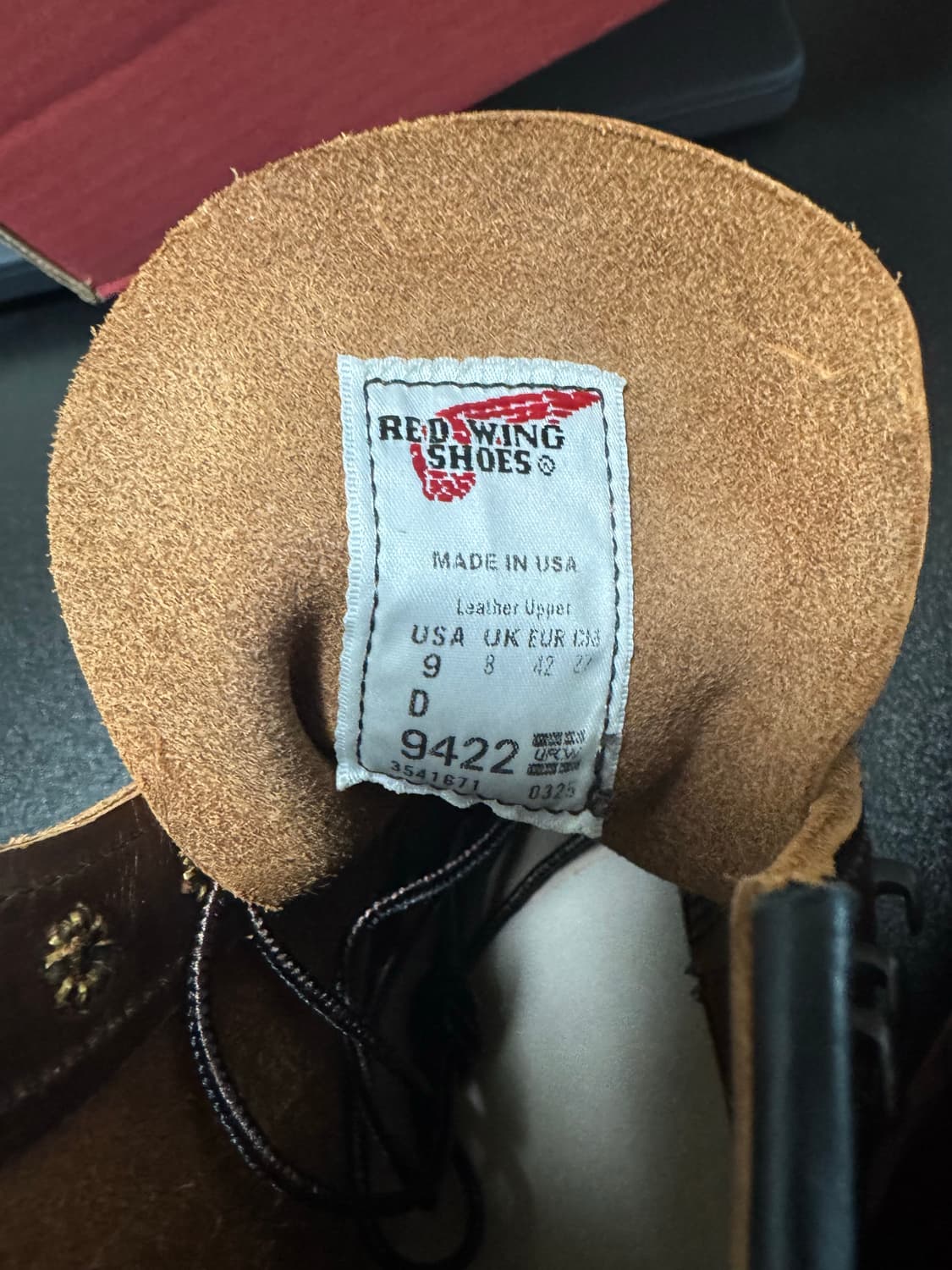 레드윙 벡맨 9422 시가 9d 상품이미지5