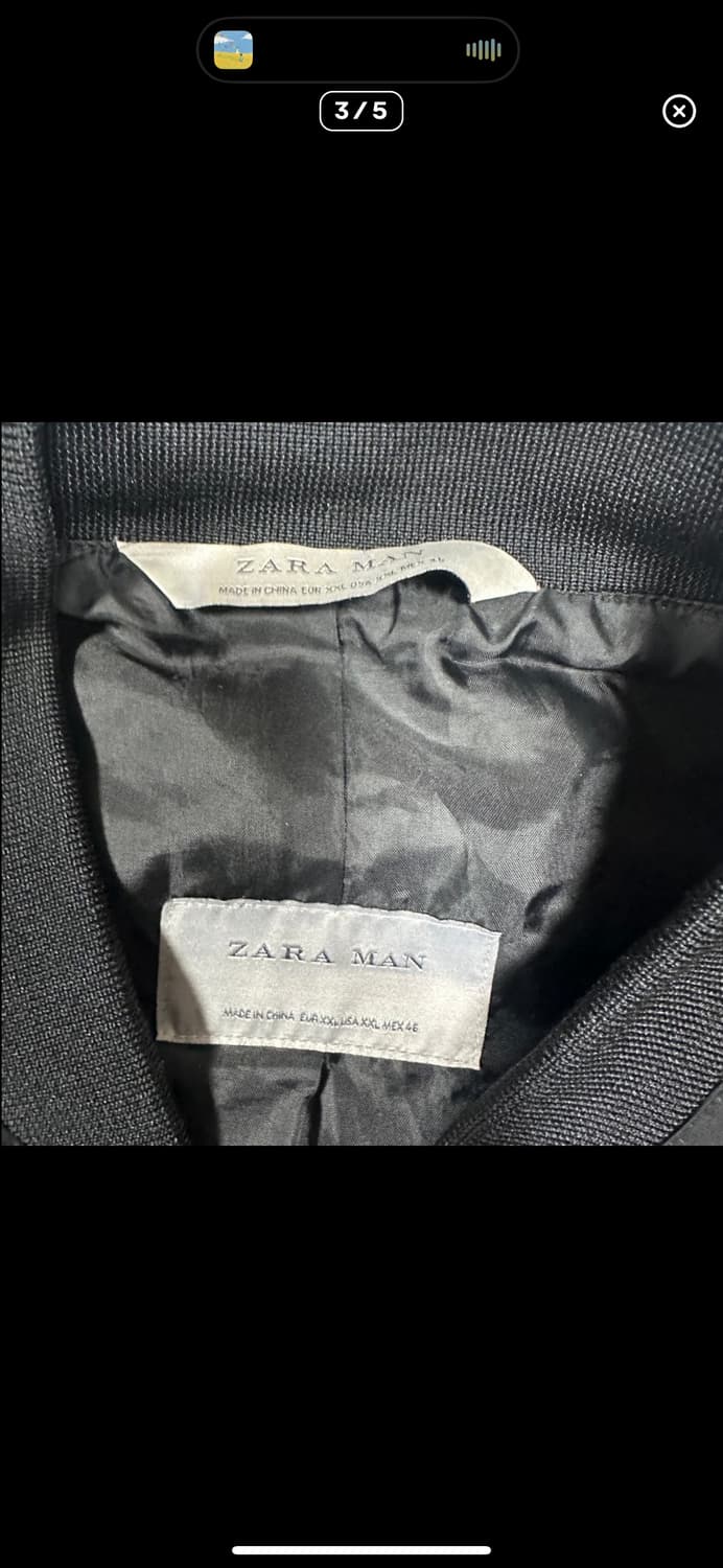  ZARA 자라 자수 블루종 자켓 상품이미지3