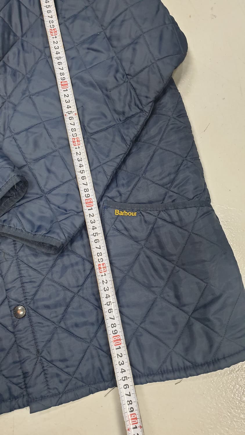 바버 퀼팅 자켓 네이비 XXL 상품이미지7