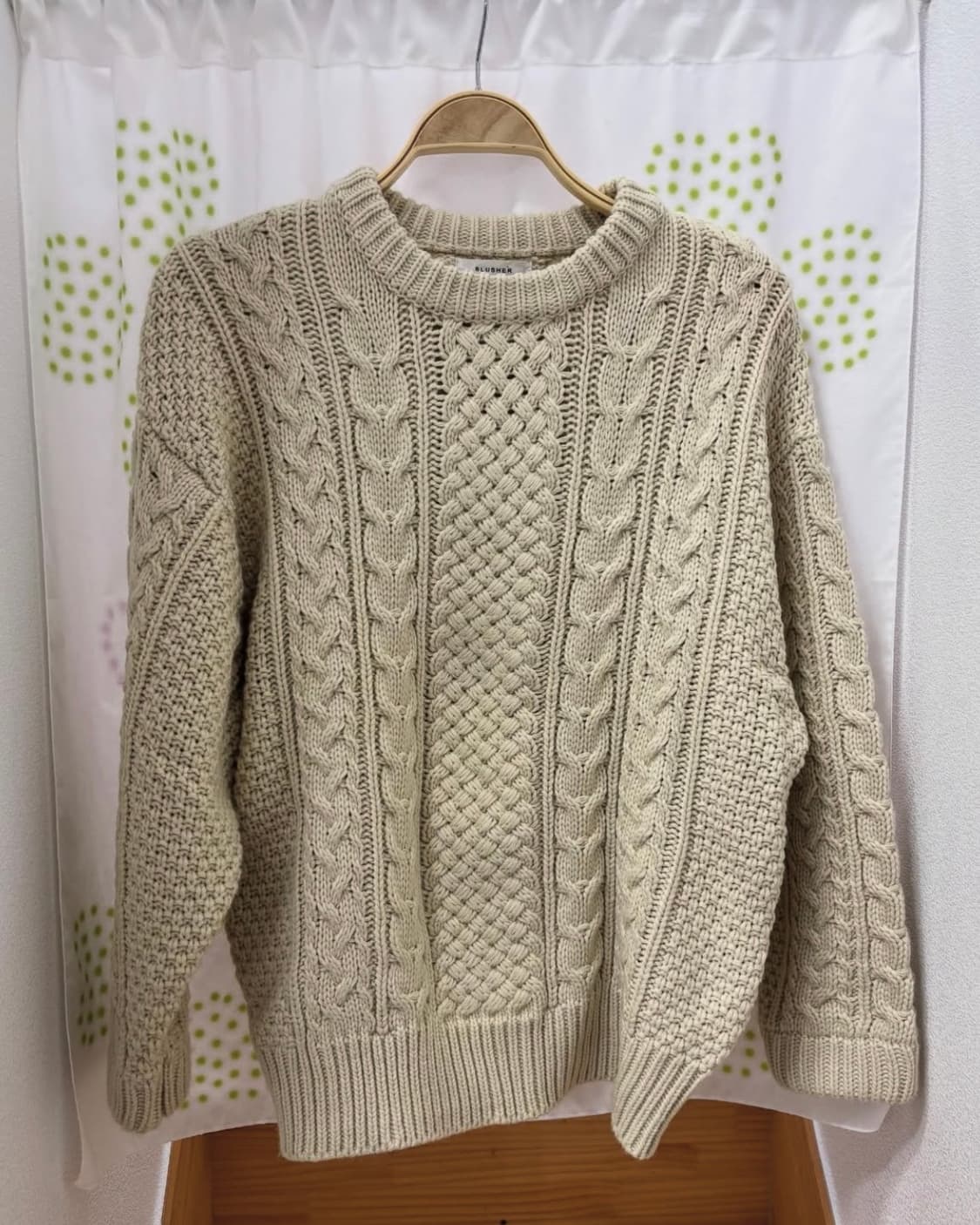 빈티지꽈배기니트 아이보리 상품이미지1