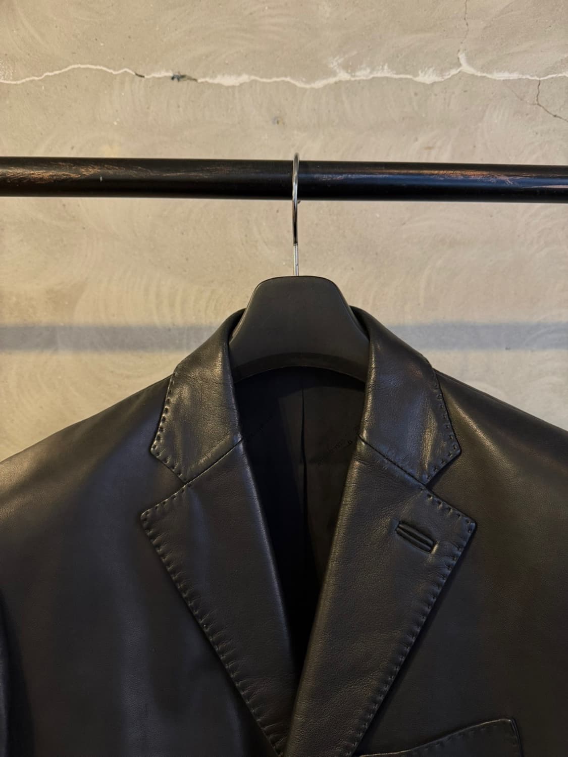 살바토레 페라가모 키드램스킨 레더 자켓 100 상품이미지5