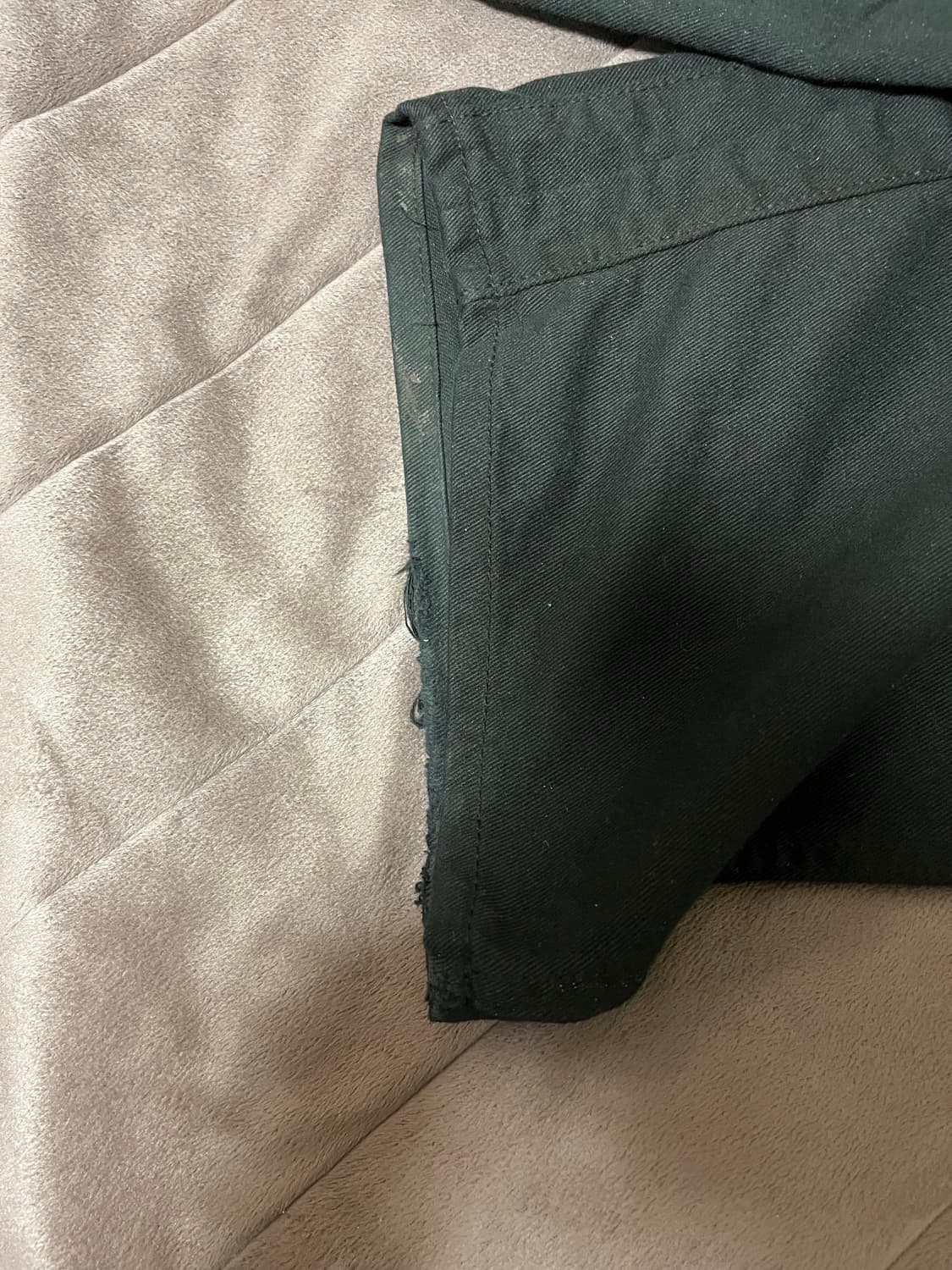 스냅 코튼 와이드 데님 상품이미지3