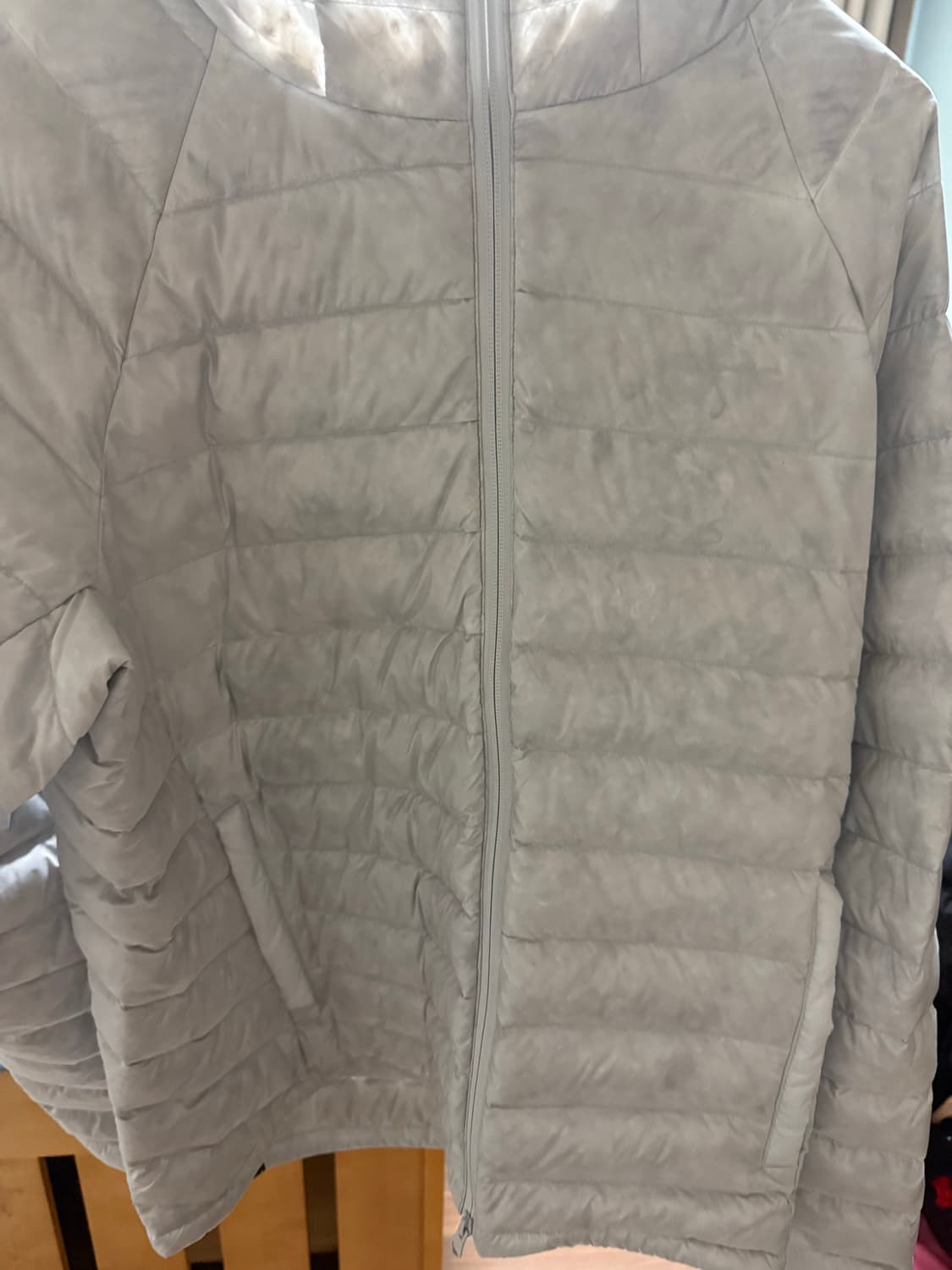 챔피온 후디드 라이트 다운 재킷 Light Grey 상품이미지1