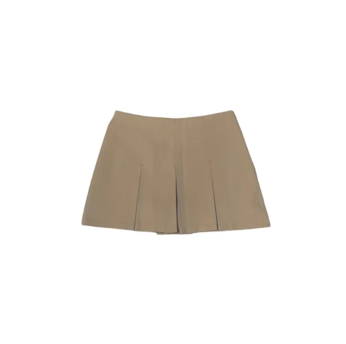 그린씨 mini pleats skirt s [beige] 상품이미지4