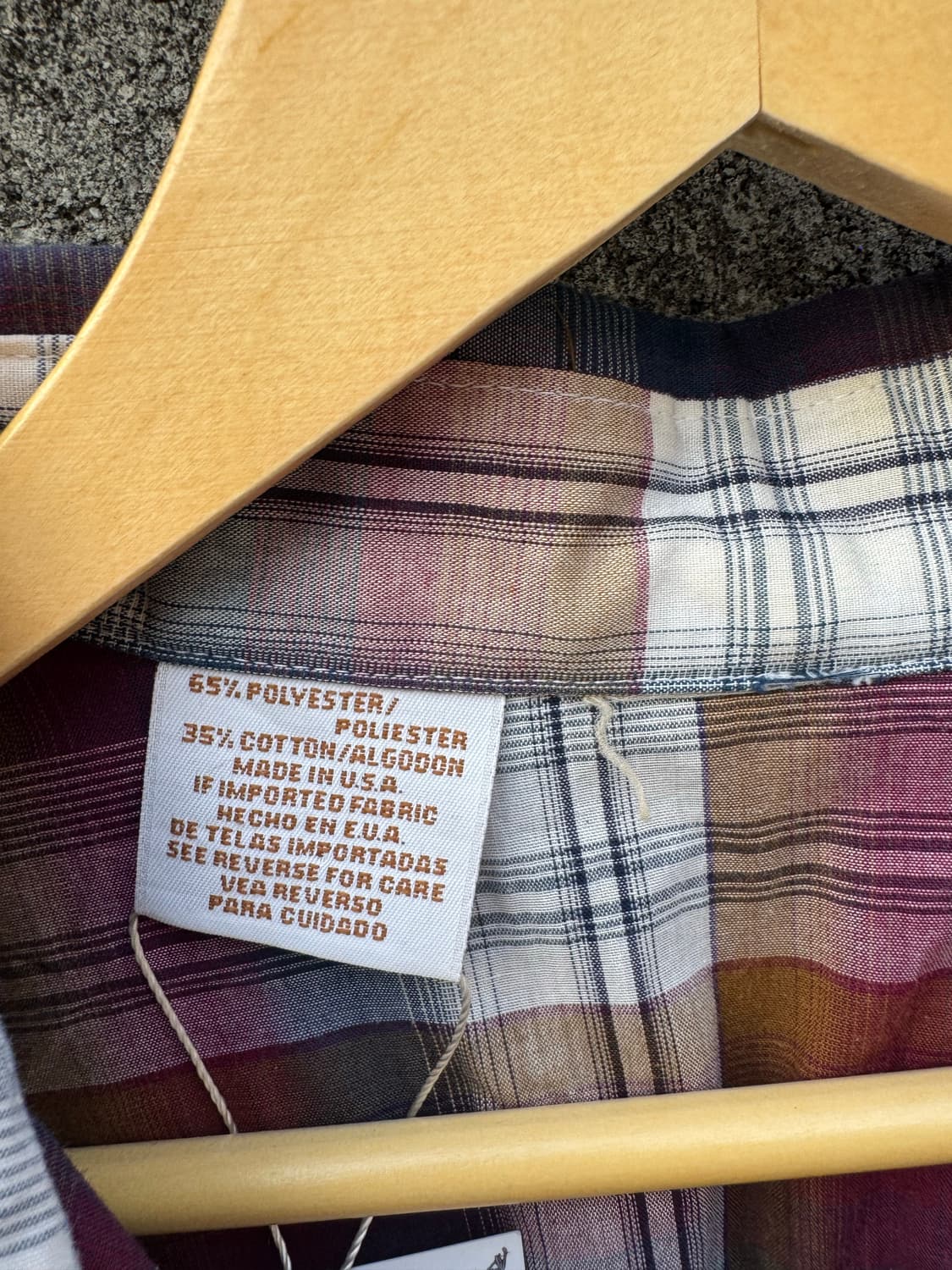 80s 웨스턴프론티어 빈티지 체크 웨스턴 셔츠 빅사이즈  상품이미지5