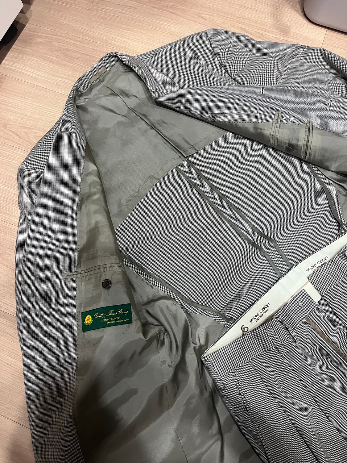 LE Mont Cervin Vintage Check Pattern Set 상품이미지4