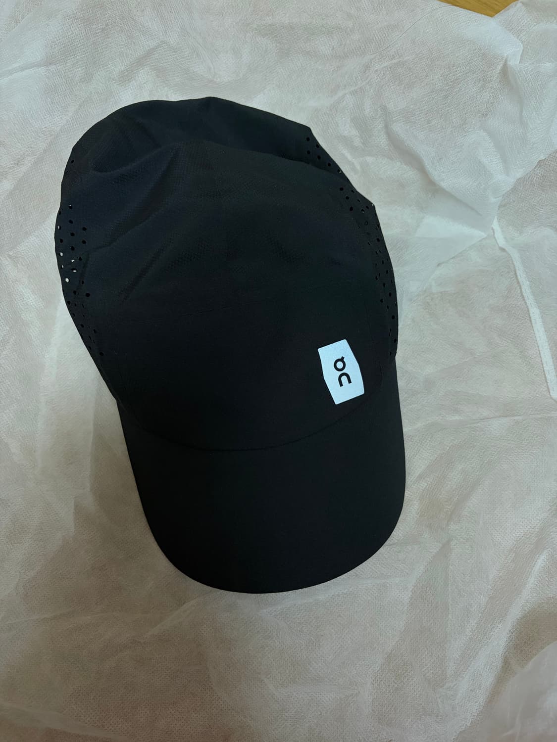 온러닝 라이트웨이트 캡 블랙 상품이미지2