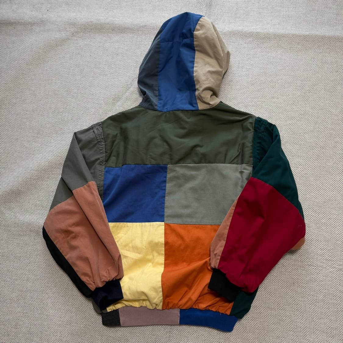 칼하트 컬러 블록 커스텀 후드자켓 상품이미지4