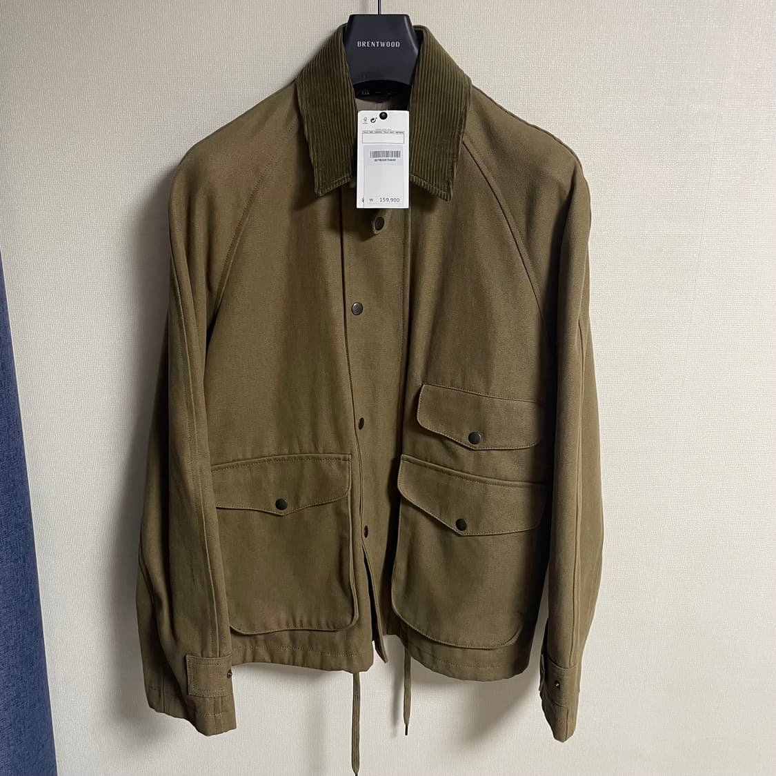 [L] ZARA 코듀로이 콤비 스트럭처 점퍼 상품이미지2
