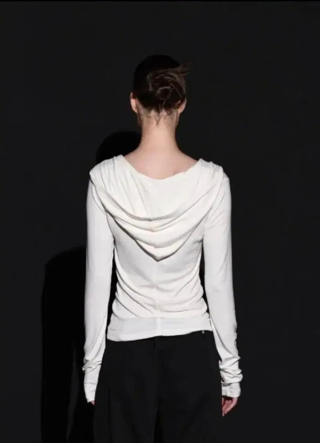 보헤미안서울 후드 버튼 워머T 상품이미지2