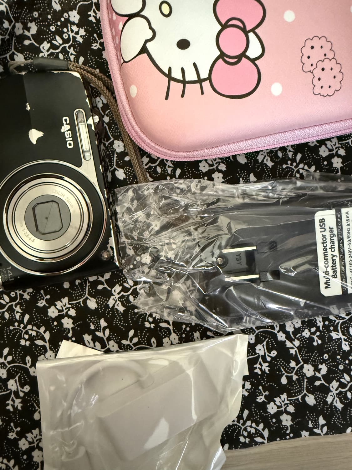 카시오 엑슬림 Z2300 빈티지 디카 카메라 – 아일릿 모카 사용 상품이미지7