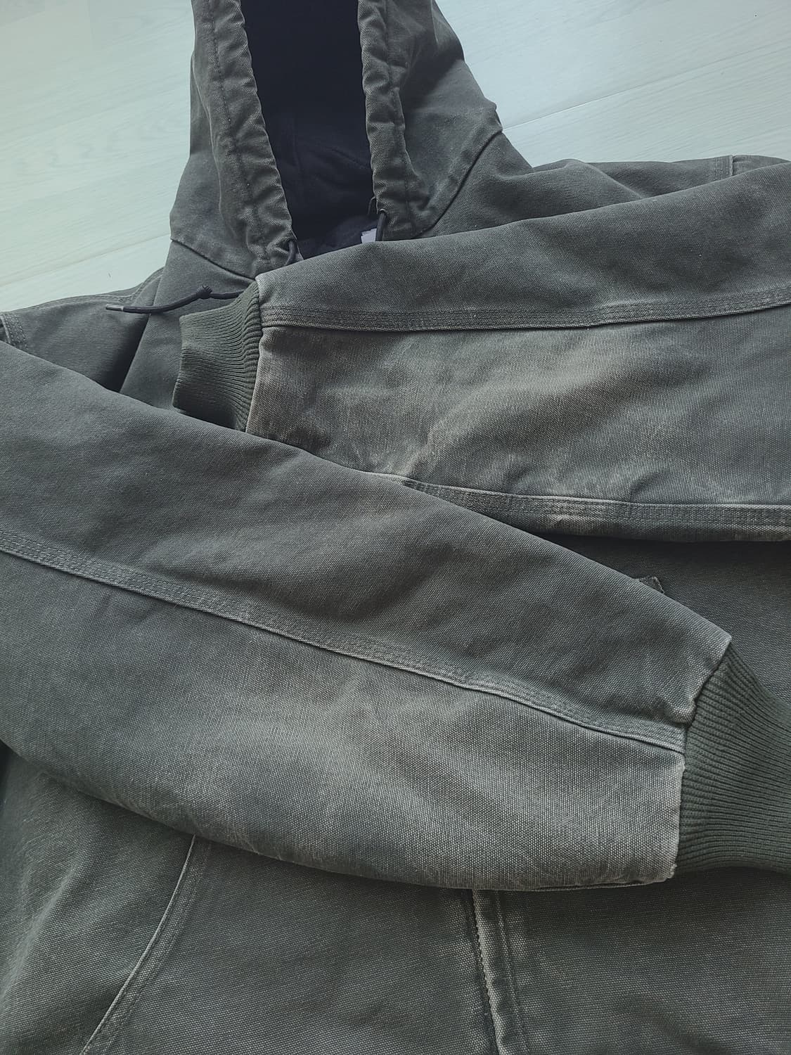 칼하트 j130 액티브 자켓 mos 모스그린 판매 상품이미지5