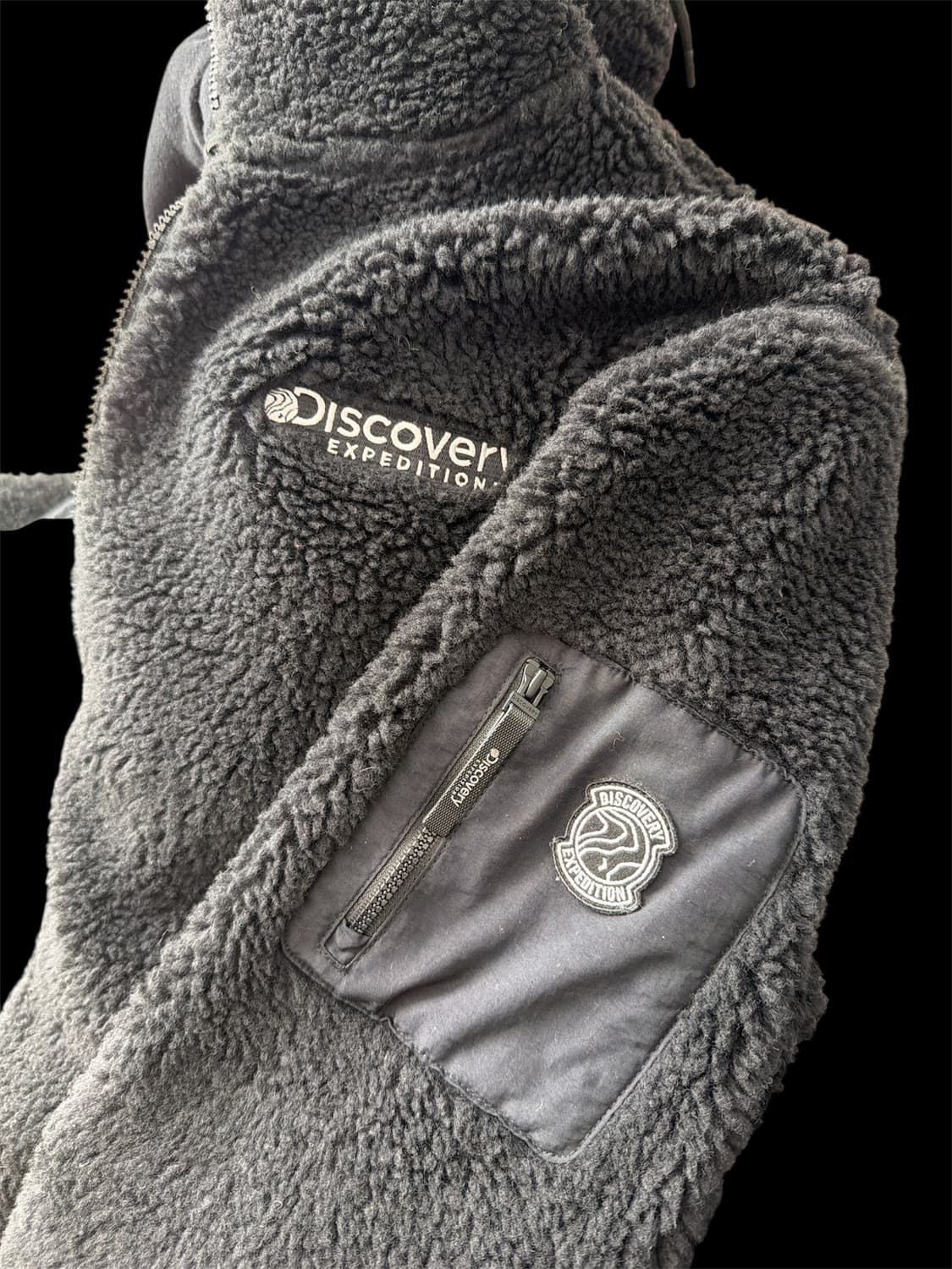 디스커버리 뽀글이 후드 플리스 자켓 105 상품이미지2