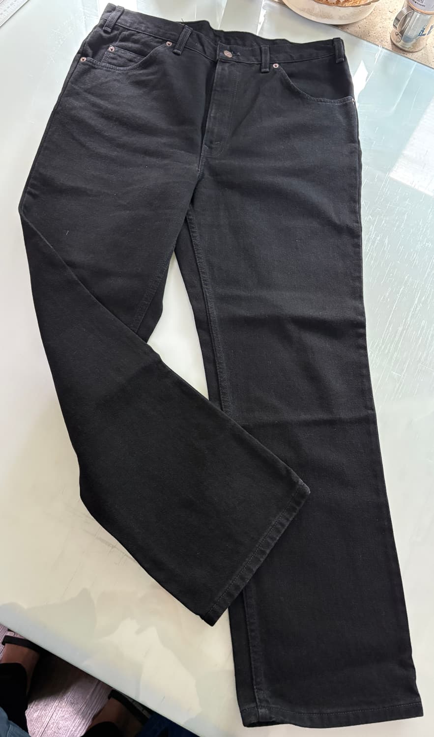 90s 리바이스 619 블랙진 made in canada 상품이미지4