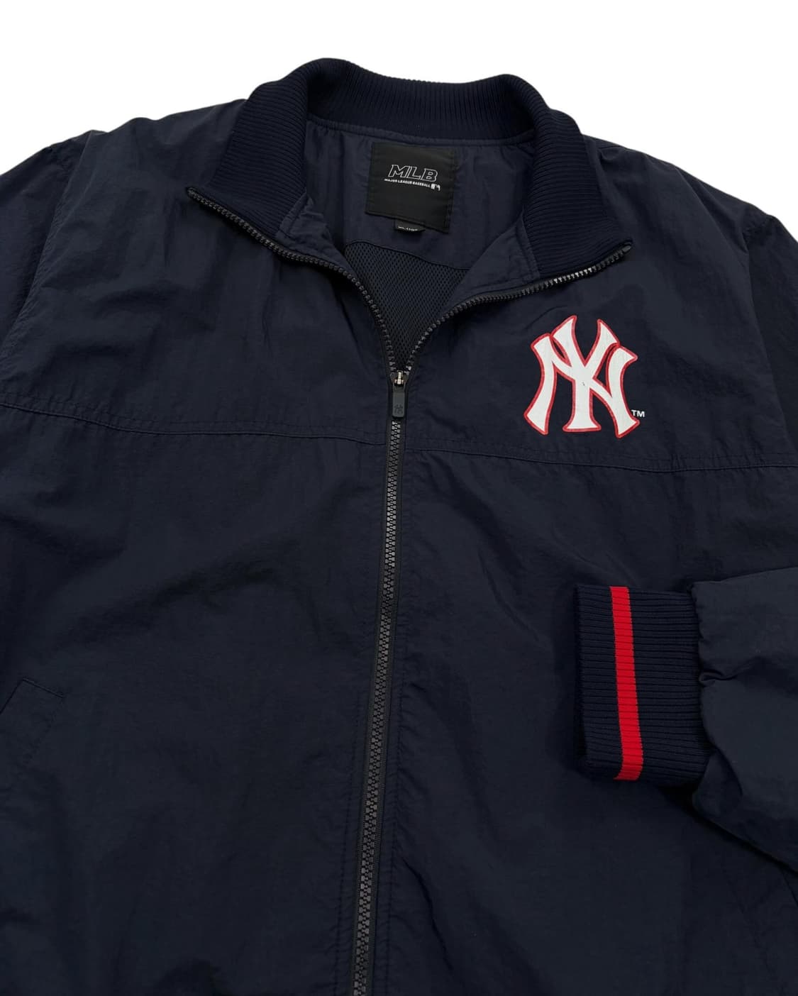 MLB 양키즈로고 투웨이 바람막이 네이비 상품이미지2