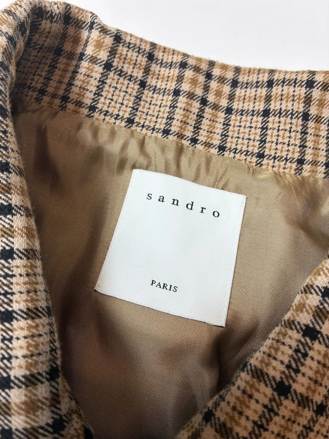 산드로 옴므 체크 블루종 자켓 PN8178 상품이미지6