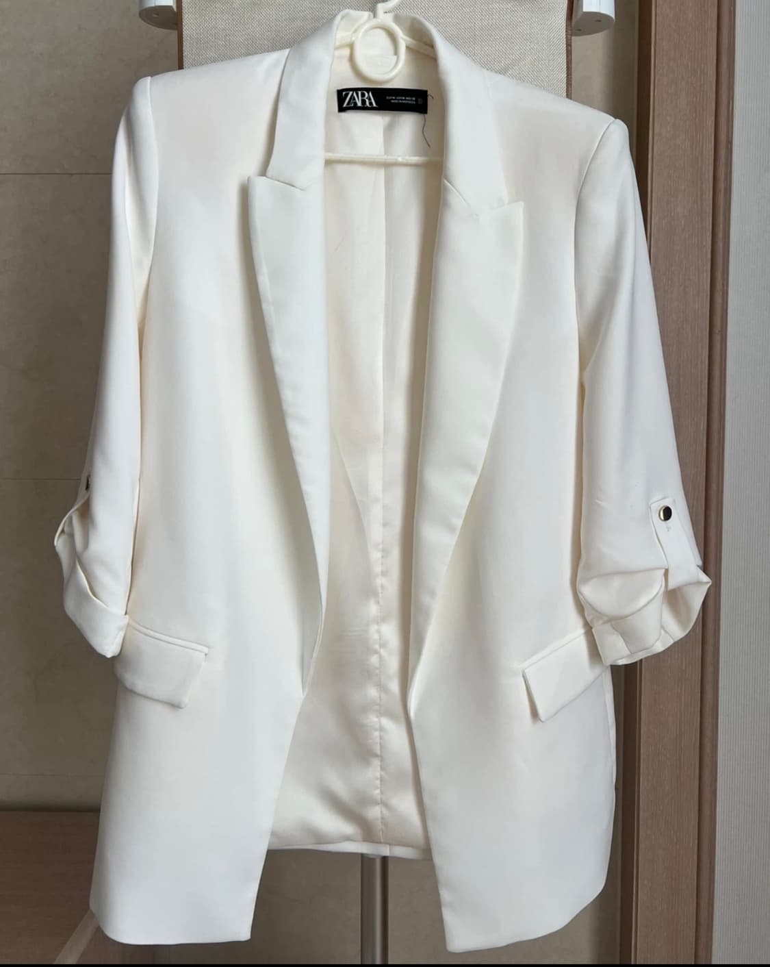 자라 화이트 블레이저M사이즈 상품이미지1
