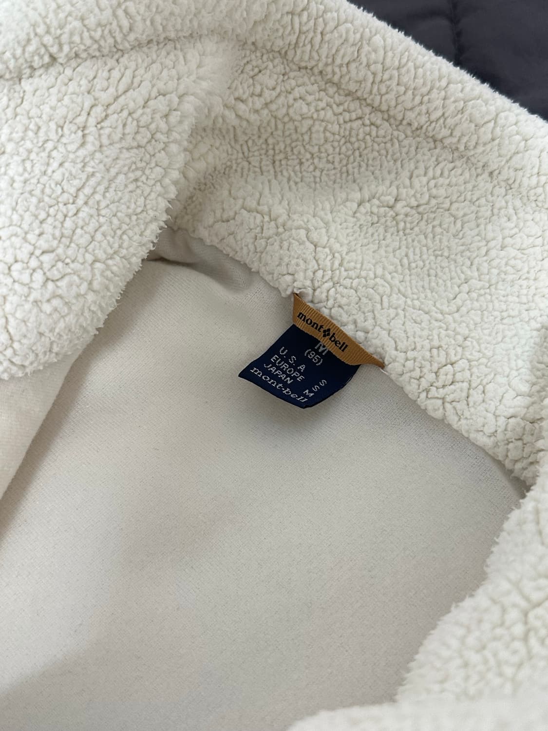 몽벨 후리스  플리스 뽀글이 화이트미디움 상품이미지5