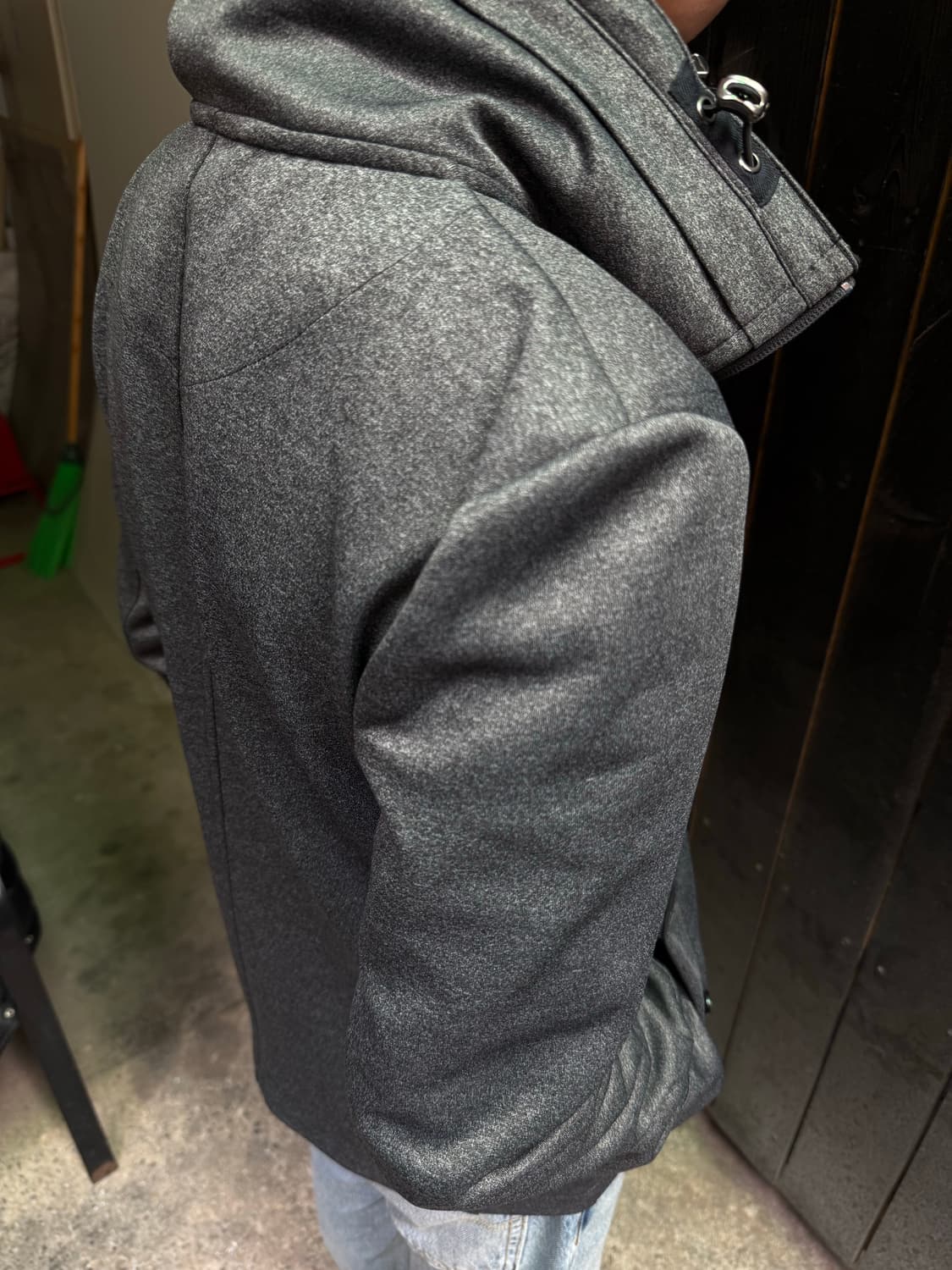 Semantic design 차콜 집업 자켓 상품이미지1