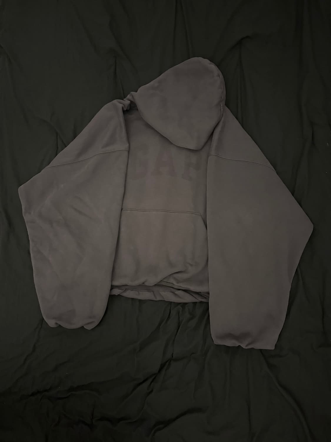 이지 갭 바이 발렌시아가 도브 후드 다크 그레이 상품이미지4