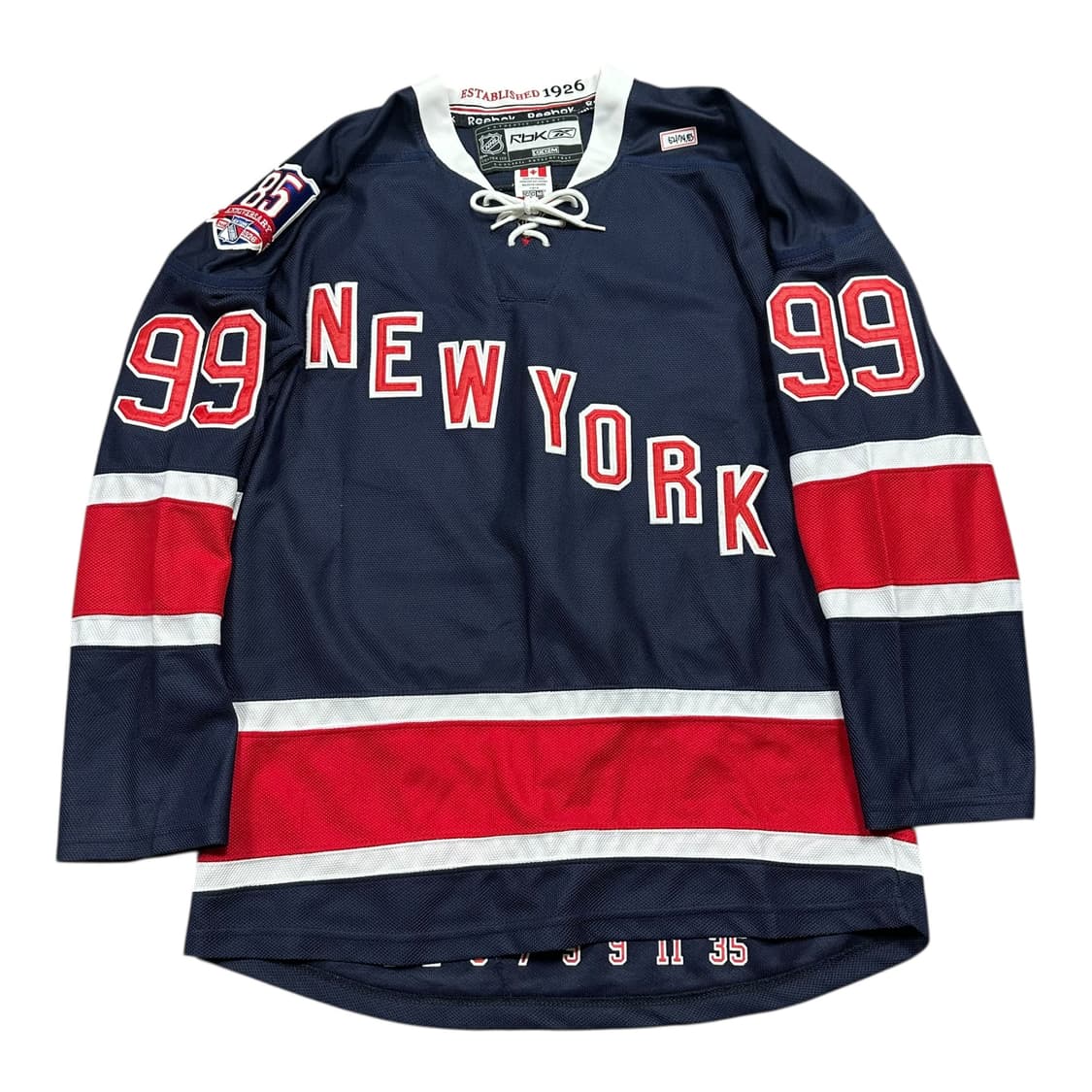 ✨ (바배) NFL x 리복 그레츠키 뉴욕 레인저스 하키 유니폼 져지  상품이미지2