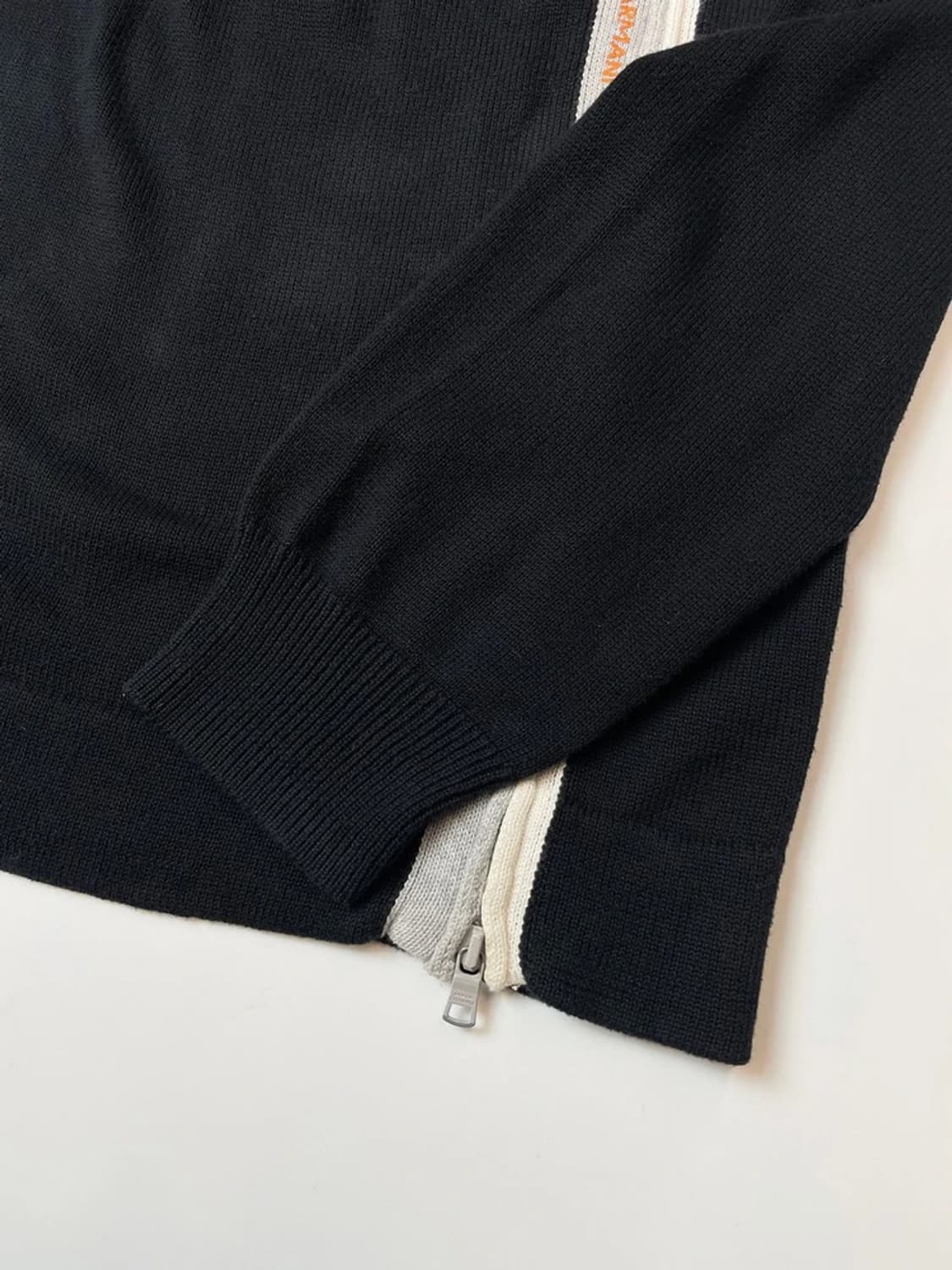 아르마니 익스체인지 Y2K 사선 스펠아웃 후드집업 A1382 상품이미지6