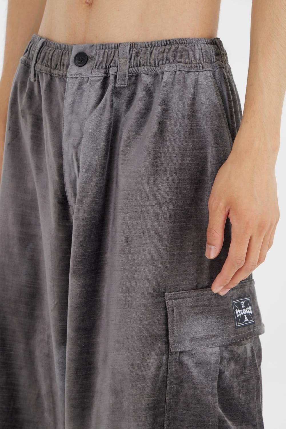 [S] 032c DISTRESSED VELVET CARGO PANT 상품이미지6