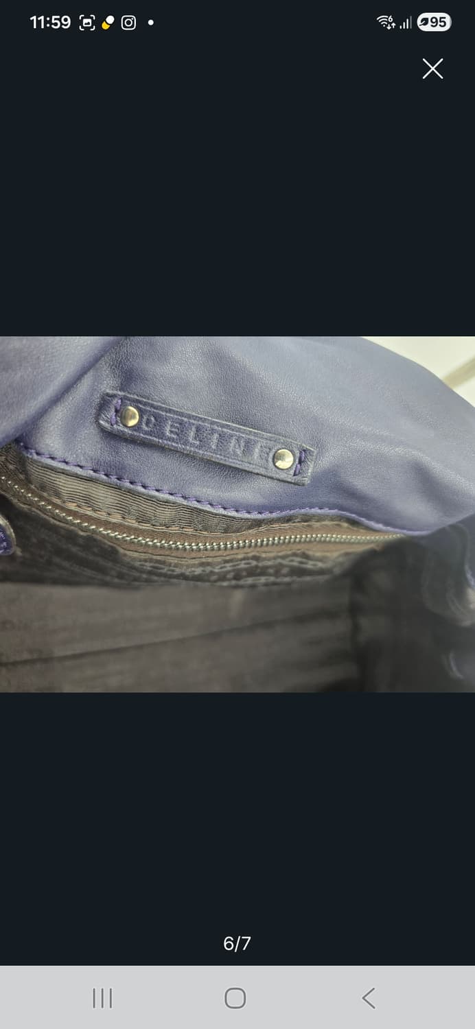 정품] 셀린느 빈티지 레더백 상품이미지6