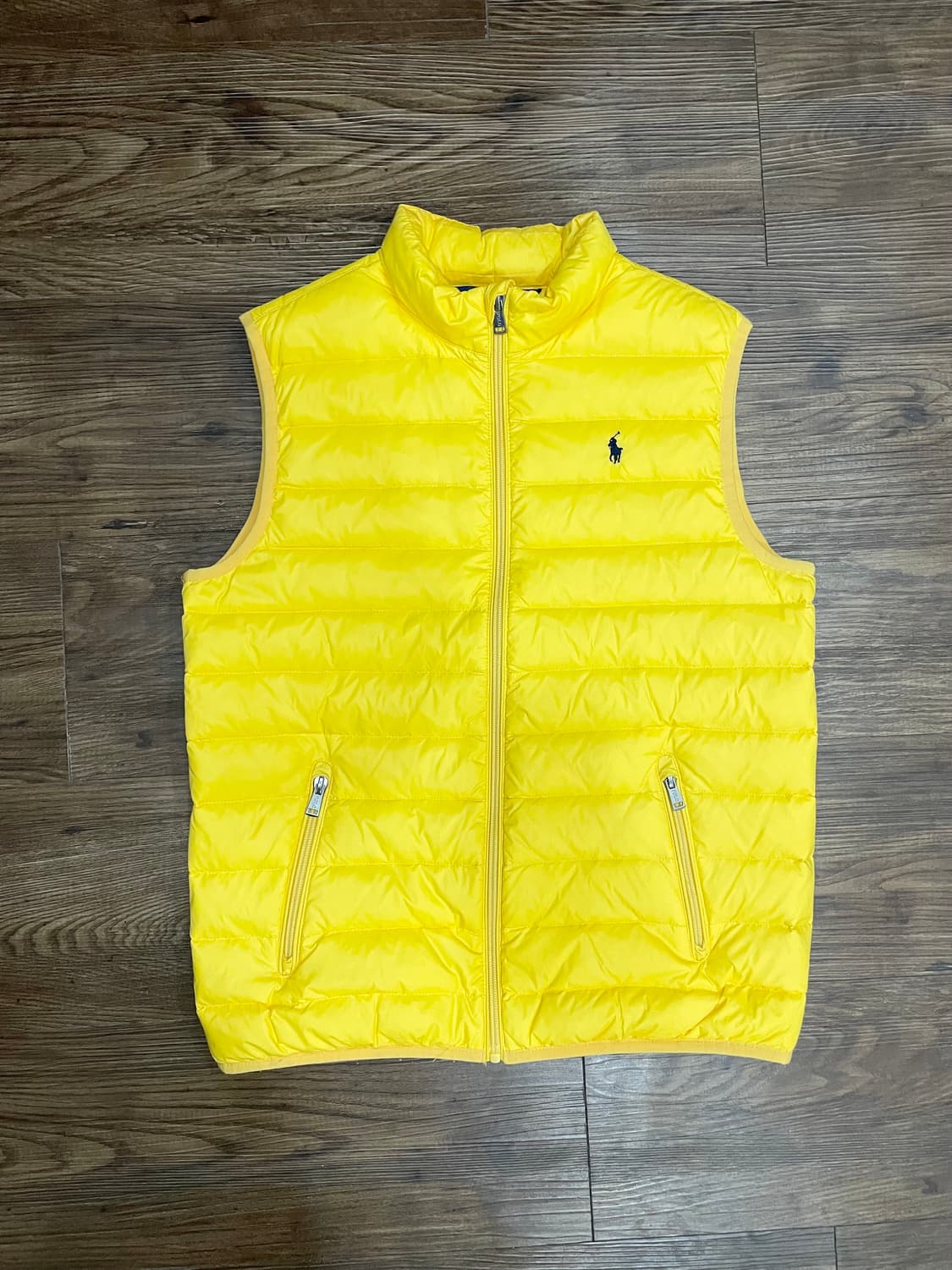 폴로 랄프로렌 다운 푸퍼 베스트 패딩조끼 옐로우 상품이미지2