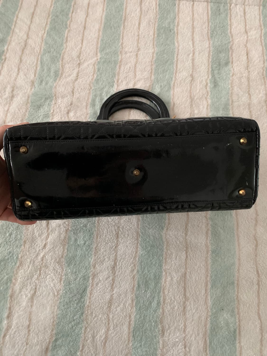 디올 레이디디올백 라지 정품  상품이미지4