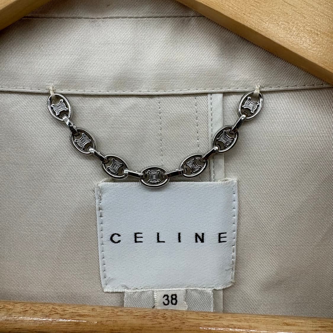 셀린느 베이지 트렌치 코트 S 상품이미지6