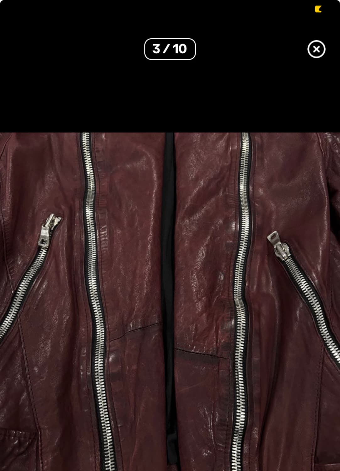 Lamb skin leather jacket 상품이미지3