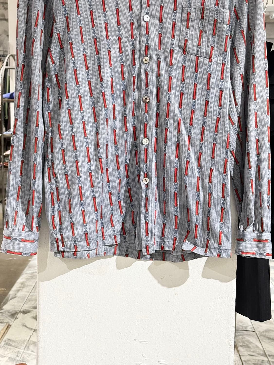 셀린느 홀스빗 웹 프린트 코튼 셔츠 상품이미지5