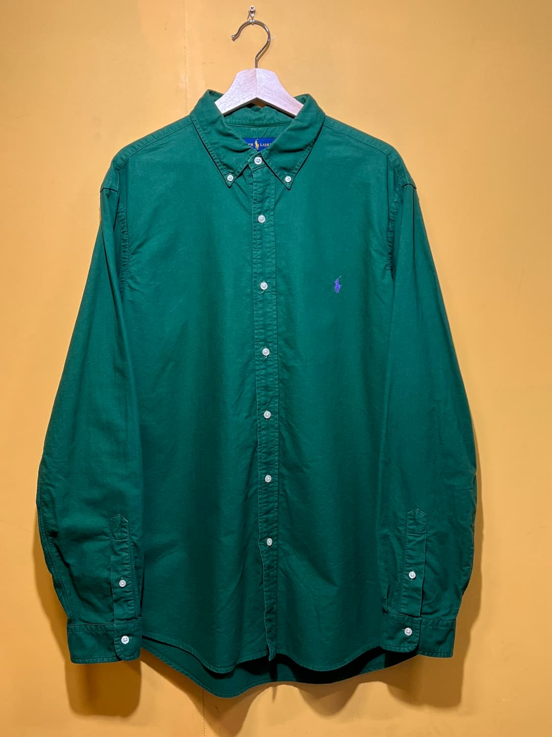 [XL] 폴로 랄프로렌 클래식 핏 그린 셔츠 상품이미지1