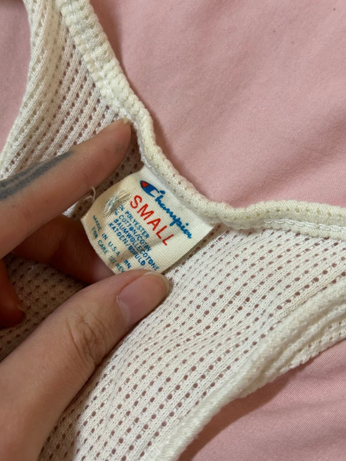 빈티지 챔피온 메쉬 탱크탑 상품이미지4