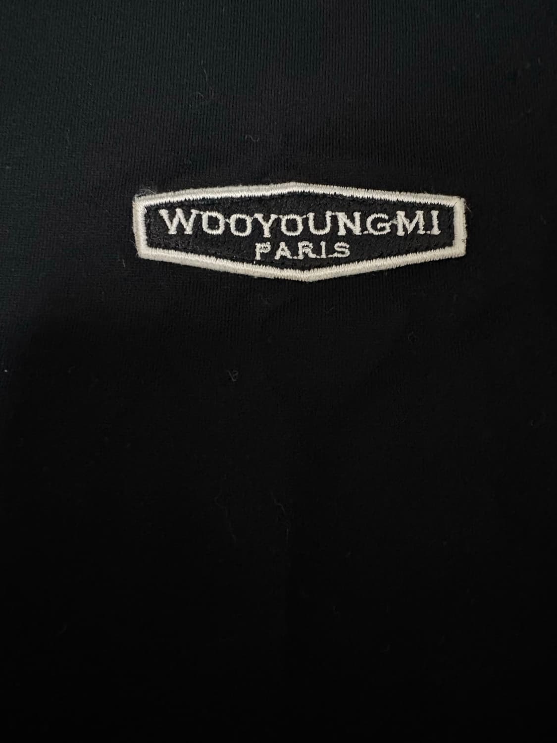 우영미 자수 백로고 반팔티 상품이미지3