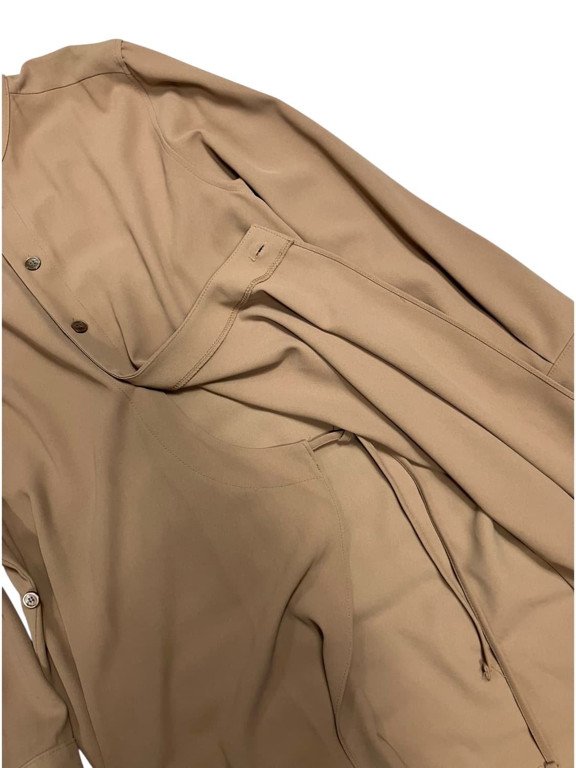 아미먼트 브라운 랩스커트 한복풍 롱 원피스 M 상품이미지3