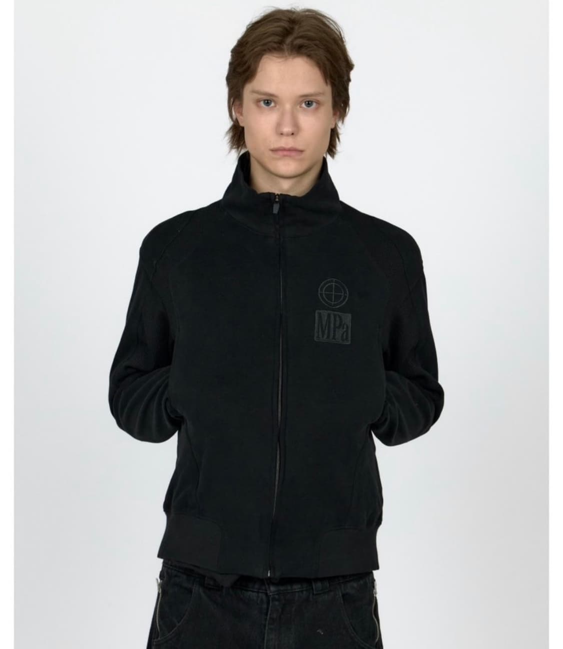 MPa CONTRAST ZIPPED JACKET (BLACK) 상품이미지1