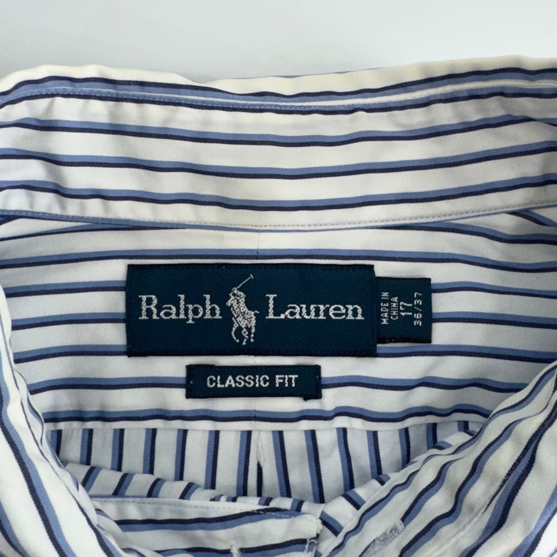 Polo 폴로 네이비 포니 블루 스트라이프 셔츠 상품이미지6