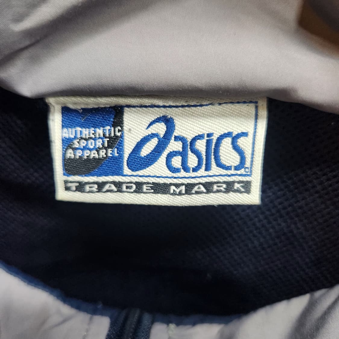 올드스쿨 아식스 로고/사이드 바람막이 자켓 3XL 상품이미지6