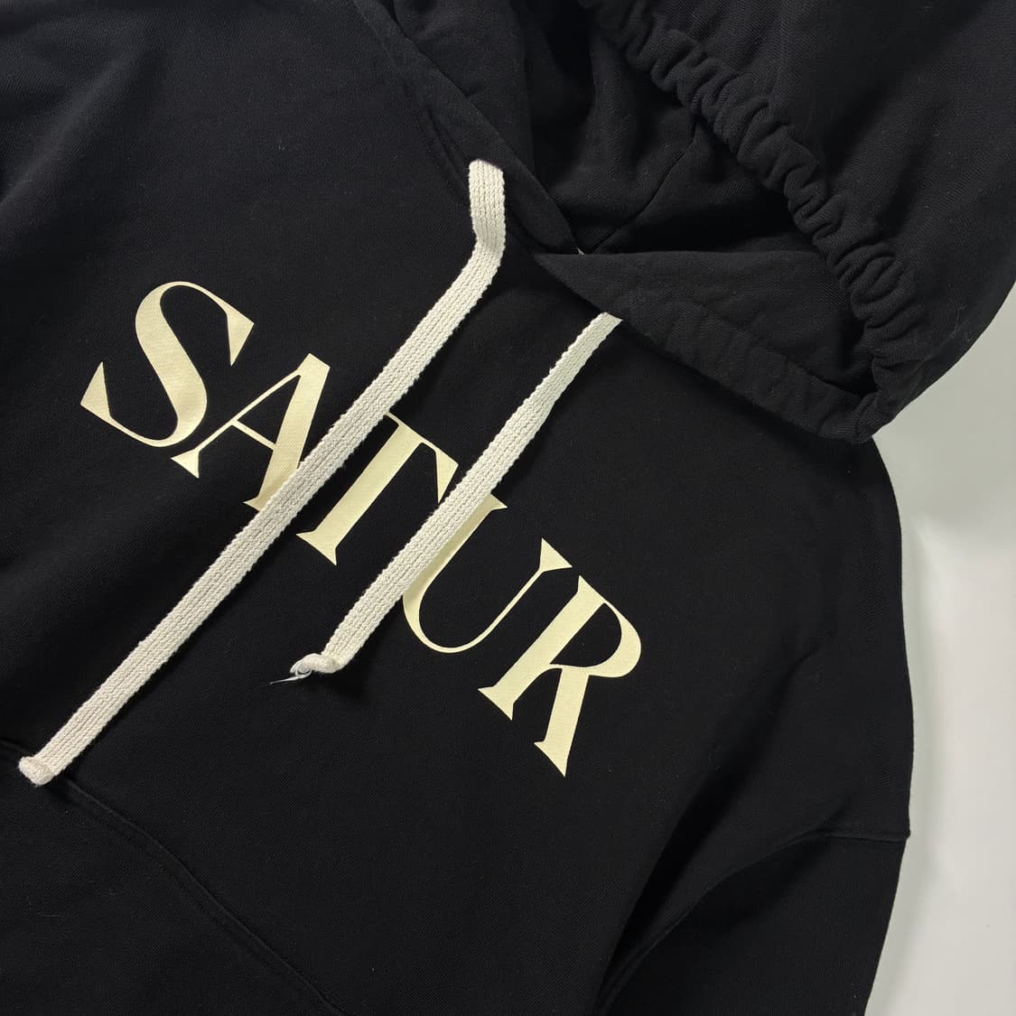 Satur  세터 코튼 클래식 레터 후드티  상품이미지3