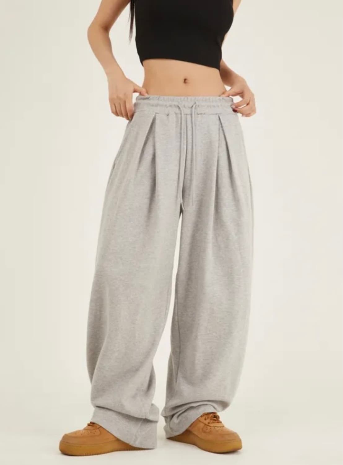 와이드 롱 스웨트 팬츠 상품이미지6
