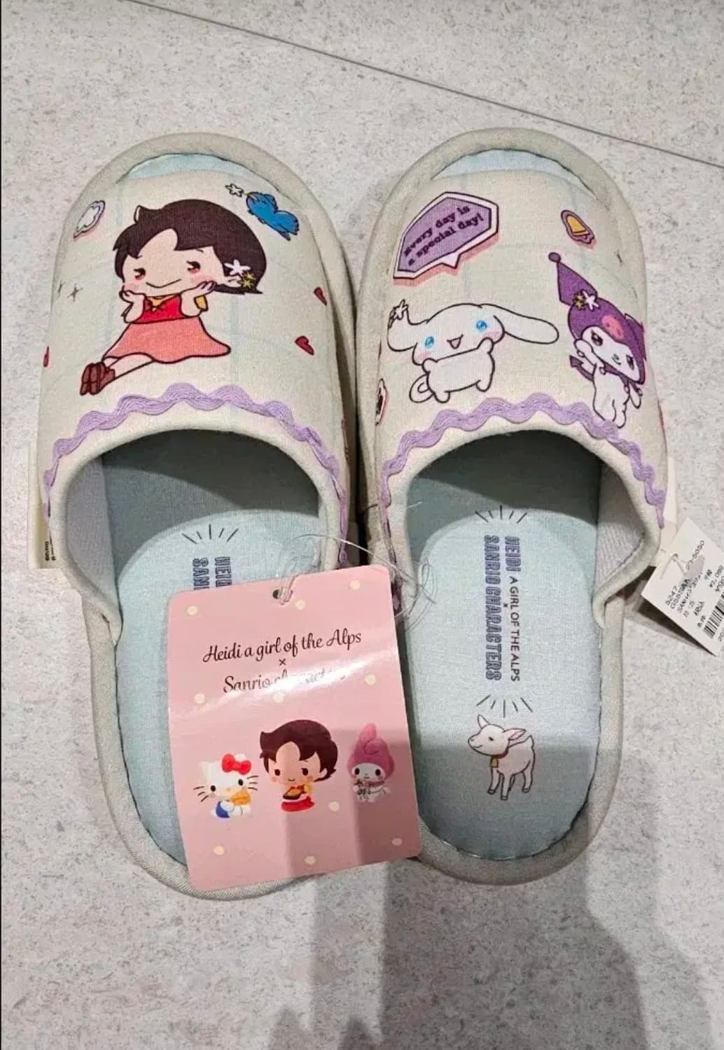 산리오 하이디 콜라보 실내화 상품이미지1