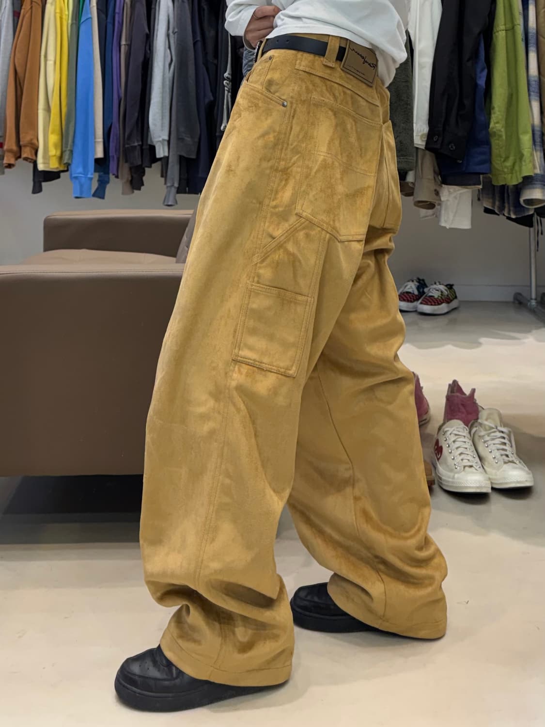 RÊVE JEANS | 레브 진 페이크 스웨이드 팬츠 상품이미지7