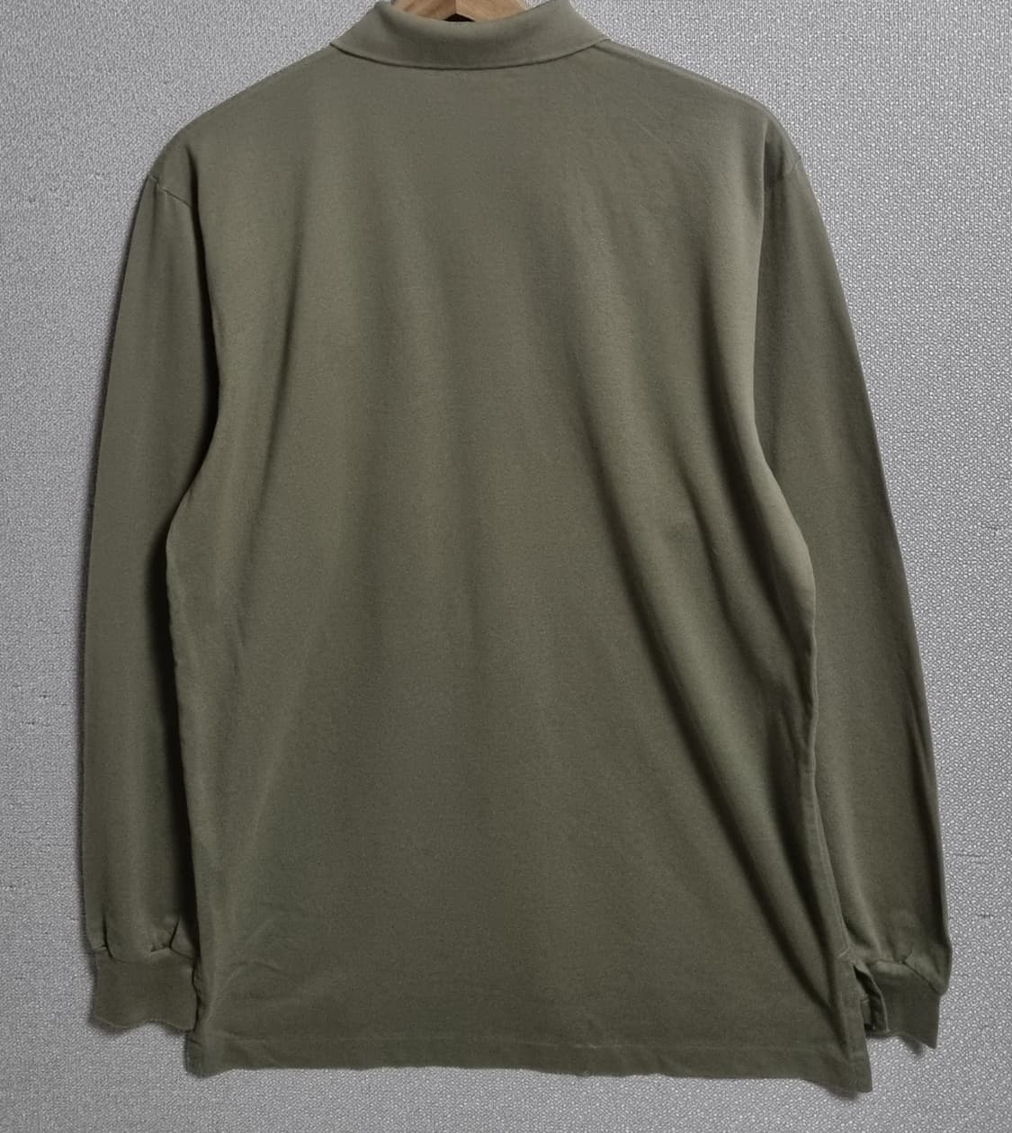 오버핏 S ) 폴로랄프로렌 빈티지 카키 PK 긴팔티 상품이미지2