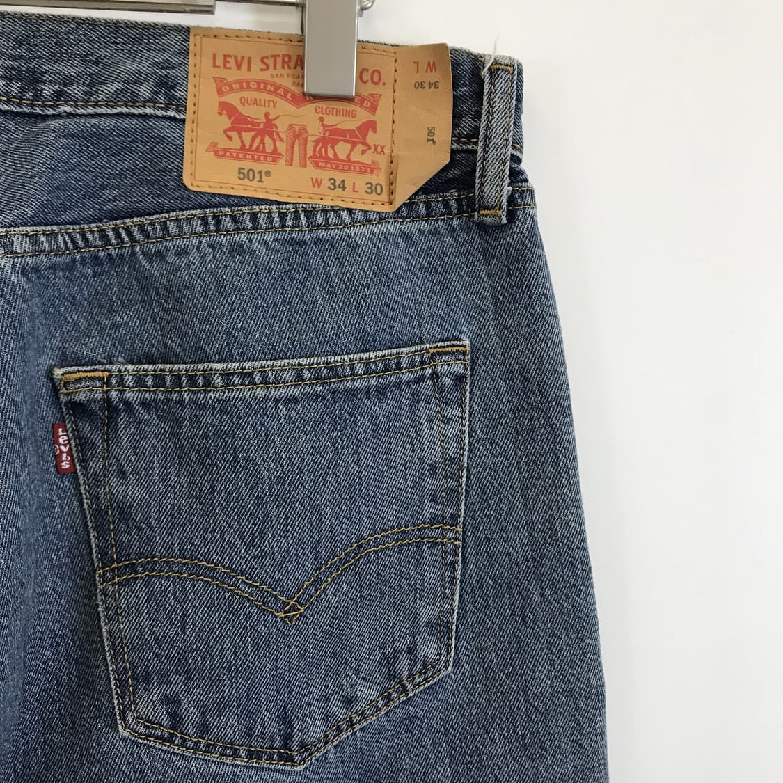 리바이스 501 오리지널 이집트 데님 [34x30] 상품이미지4