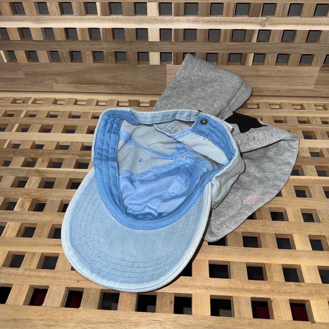 빈티지 토끼 귀 데님 캡 상품이미지4