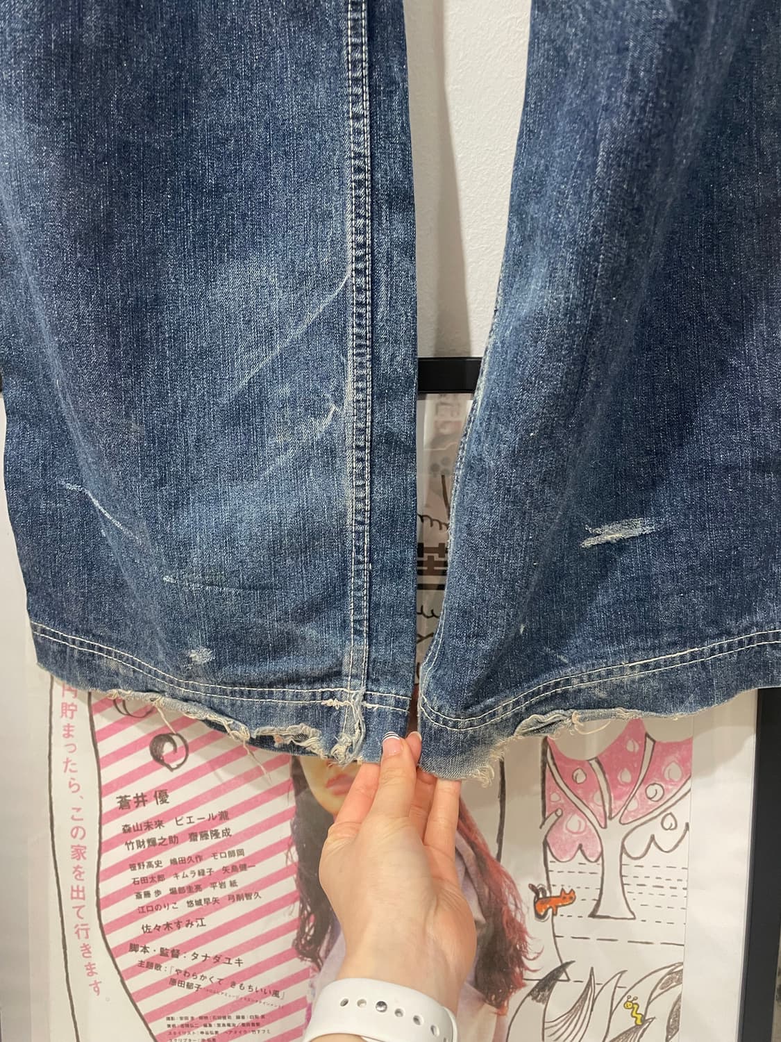 Vintage Stitch Wide Denim Pants 상품이미지9