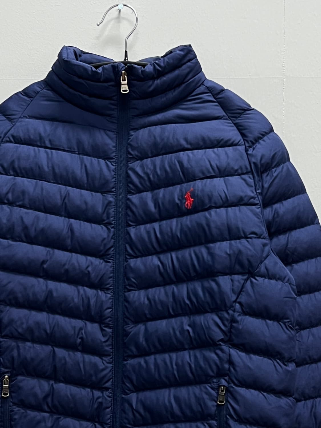 (L) 폴로 랄프로렌 키즈/우먼스 경량 패딩 자켓 네이비 상품이미지3
